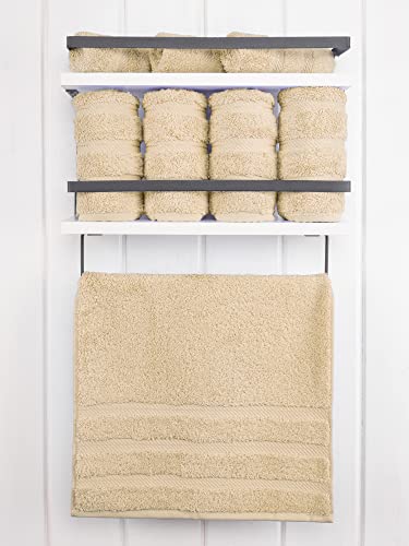 image for American Soft Linen Luxury Hand Towels for Bathroom, 600 GSM 100% Cott