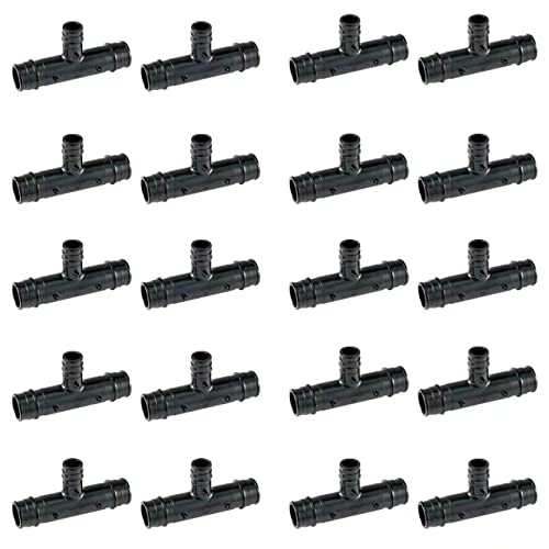 (Pack of 20) EFIELD Poly (PPSU) Pex-A Expansion Fittings 3/4" X3/4" X 1/2" Reducing Tee For Pex A Tubing/Pipe Only, ASTM F1960,(PPSU1960019-20PCS)
