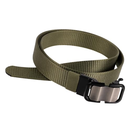 Men's Nylon Automatic Buckle Belt Waistband for Casual Jeans Outdoor Activities Lightweight Design Versatile