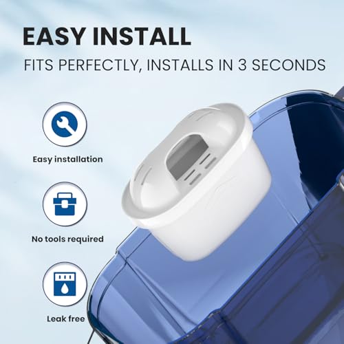 Miniatura 7 de Everspring Filtro De Agua De Compatible Con Brita Maxtra , Maxtra Plus, Mavea, Anna Duomax, 6 Piezas