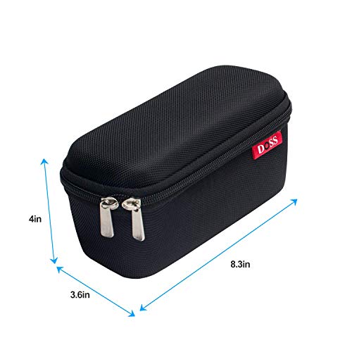 Doss Soundbox Plus Portable Wireless Bluetooth Speaker Bundle Official Protective Travel Case-White&Black #TOP2