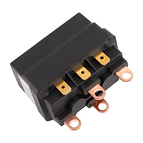 Winch Solenoid Relay, High Current Capacity 120A Winch Contactor Steel Universal 12V 120A for ATV UTV 4x4 Off-Road Recovery Towing Applications