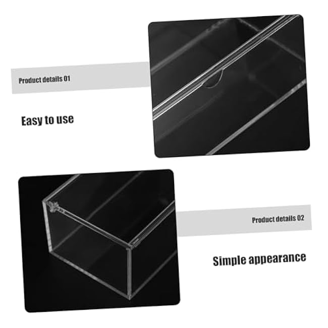 Dryer Holder Box Lid Laundry Container Organizer Lid Stylish Practical Storage Box for Beads