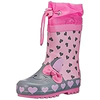 Playshoes Lacing for Wellies Rain Boots Unisex Kids, Pink Grey Cat, 27 EU