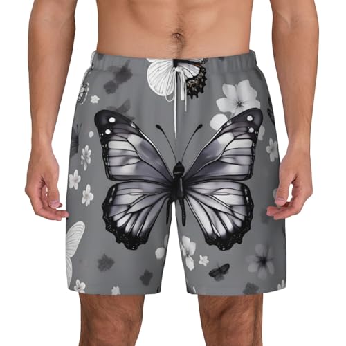 Short de bain séchage rapide homme gris sarcelle doublure confortable