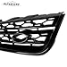 BUFEETERS Front Bumper Upper Grille Fit For 2016 2017 2018 2019 Land Rover Discovery Sport,Factory Style,Gloss Black