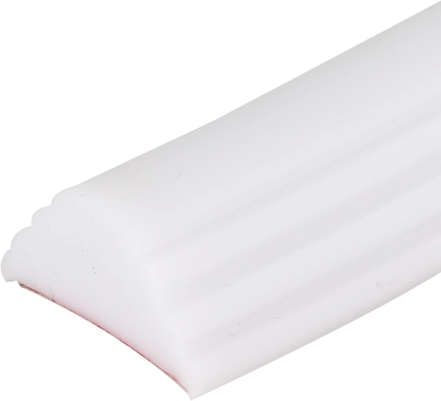 Striscia autoadesiva in silicone per soglia della doccia, 5 m, per bagno e cucina, guarnizione per bordi per ambienti umidi, impermeabile, guarnizione sigillante per piatto doccia (bianco)
