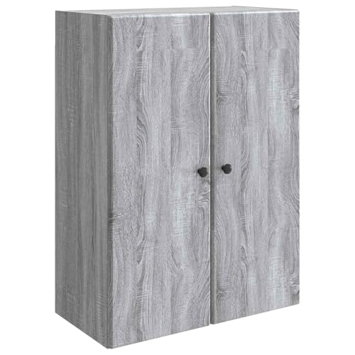 Meuble mural de rangement gris Sonoma pour libérer de l'espace au sol - 2