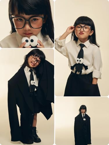 Original Cute Pre-tied Necktie for Boys Girls Men Women Adjustable Tie for Children Kids Teenagers Adults Unisex4