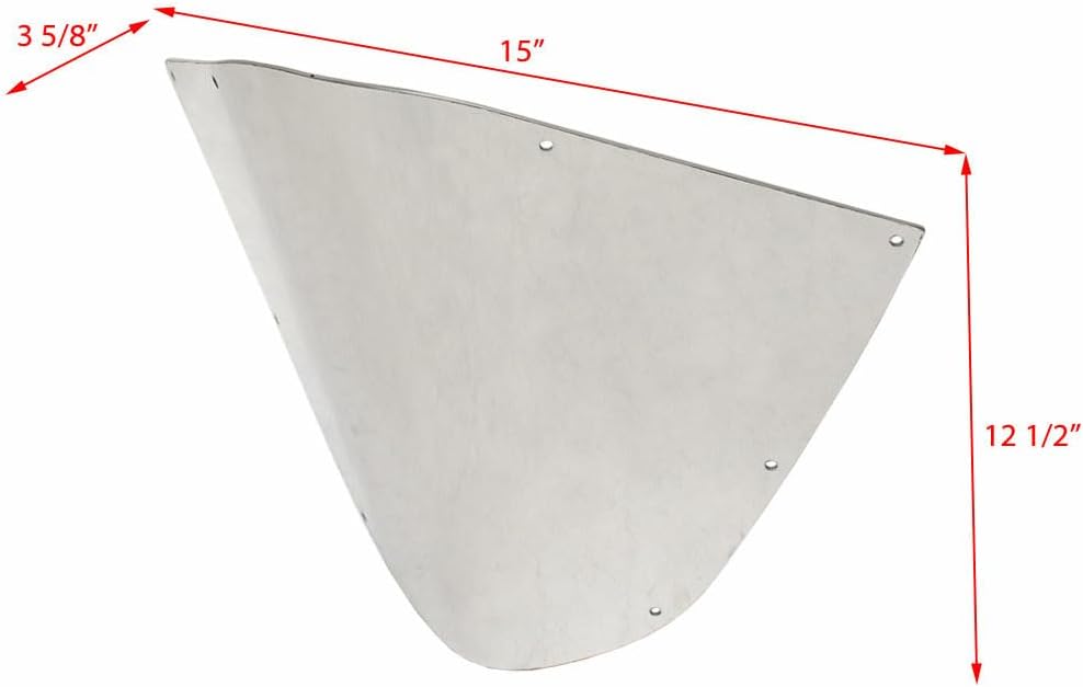 Chaparral Boat Bow Chafe Plate 20.00015 | 327 SSX Stainless Steel