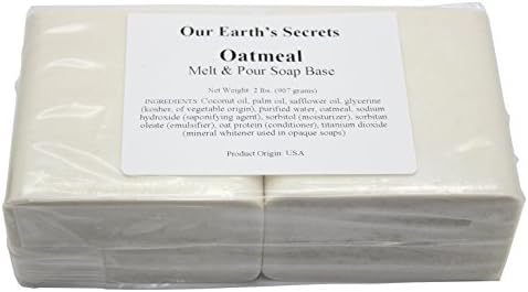 Oatmeal- 2 Lbs Melt and Pour Soap Base - Our Earth's Secrets