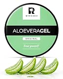 BYROKKO Aloe Vera Gel After Sun, Cooling Gel for Sunburn Relief, Face & Body, Fast Absorbing, Non-Sticky Moisturizer with Panthenol, Vegan & Cruelty-Free, 200 ml