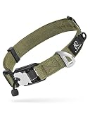 Raipult Designer Magnetic Quick-Release Dog Collar, Premium Soft Nylon Boy Dog Collars with Self-Clo