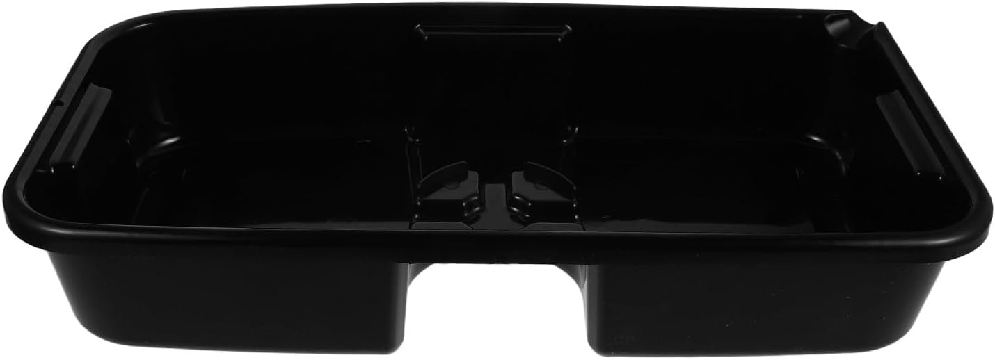 Oil Drain Catch Pan for Automotive Repair - 11.6-Quart/11L Waste Oil Holder Basin for Garage Use - Recycled Plastic Construction, Splash‑Free