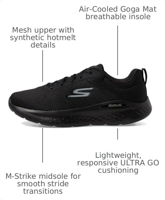 Image of Skechers Women's GO Run LITE-Quick Stride Sneaker, Navy /Lavender, 9
