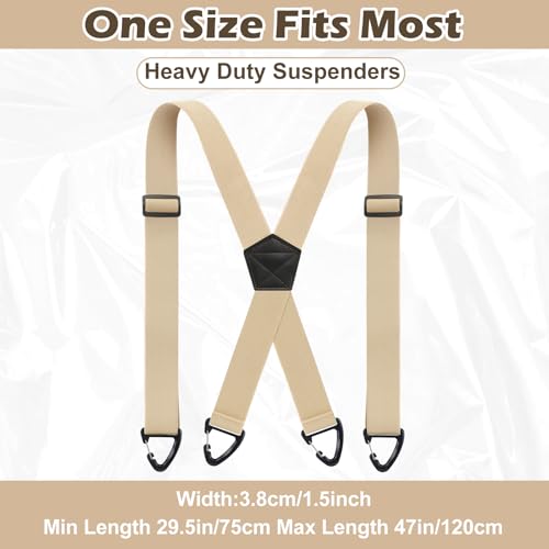 Image of Sintege X Back Hidden Suspender 1.5 Inches Under Clothing Heavy Duty Work Suspenders for Men Women