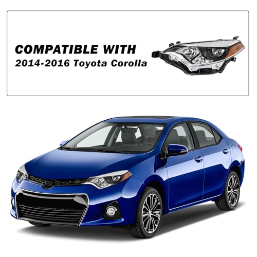 Image of SOCKIR Projector LED Headlight Assembly Fit for 2014-2016 Toyota Corolla OE