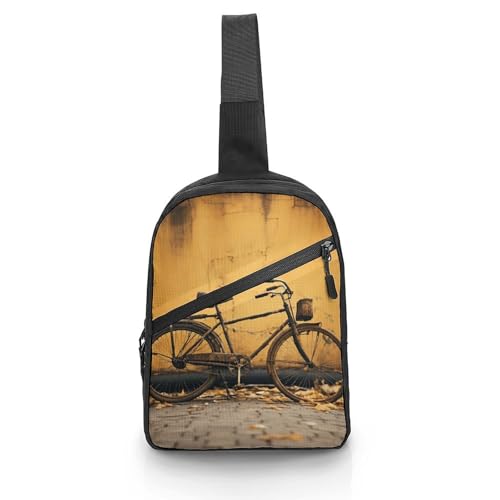 Mochila tipo bandolera para pecho unisex blanca miniatura 1