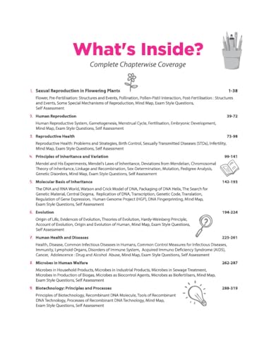 Image of Arihant All in One Biology Class 12 for CBSE Exam 2026-27 | NCERT Based Complete Theory, Practice Exercises, CBQs, A-R, Sample Papers & Mind Maps | Revised Edition as per Syllabus