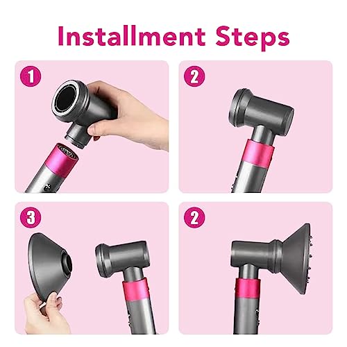 Difusor de Secador de Cabelo Sem Frizz Com Adaptador para HD03/08, Acessório para Cabelos Cacheados