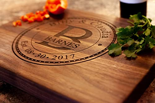 Wedding Anniversary Gifts For Women, Men, Or Couples! Usa Hand Crafted Cutting Boards Make For Great Personalized Gifts, Wedding Gifts, Christmas Gifts, Anniversary Gifts, Or Bridal Shower Gifts! #TOP6