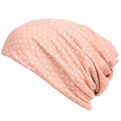 HONENNA Flower Printed Beanie Women Turban Headband Chemo Cap (2 Pack Set 19)