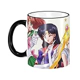 美少女戦士セーラームーン アニメ マグカップ 陶器 マグ スープ マグカップ カップ コーヒーカップ ティーカップ Mug 330ml 磁器 耐熱 食器洗浄機対応 簡潔 人気 かわいい おしゃれ 両面プリント 家庭用 キチン用 プレゼント