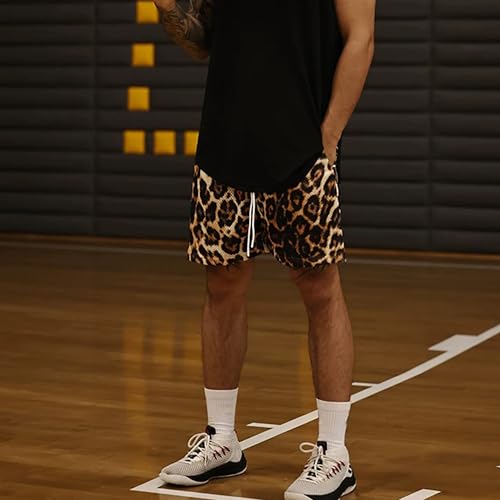 Men’s Mesh Basketball Shorts – Loose Quick-Dry Athletic Training Sport Shorts with Pockets & Drawstring 5