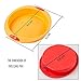 Webake 9 Inch Round Cake Pan Silicone Cake Mold Layer Cake Baking Pan Brownie Pan 2 Pack
