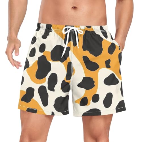 Pantalones cortos de playa Quick Dry con estampado de leopardo