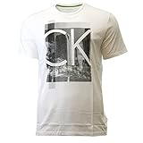 Calvin Klein Men's Shadow City Graphic Ck Logo Crew Neck T-Shirt
