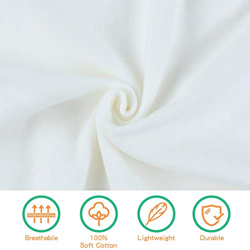 Image of PESAAT Cotton Baby Swaddle Hat Set Newborn Infant Hats Receiving Blankets for Baby Boys Girls