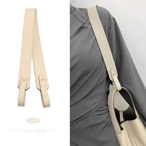 Image of Genuine Leather Purse Strap for Picotin /Lindy /Evelyne Bags Leather Shoulder Straps Replacement for Handbag