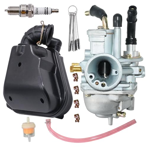 Lanigram Carb Fit for Polaris Predator 50 90 2003-2007，Carburetor For Scrambler 50 90 2001-2003，for Sportsman 90 Manual Choke 90cc 100cc Manual choke Carburetor With Air Filter
