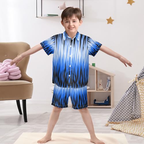 Image of Boccsty Red Strawberry Boy Summer Shorts Sets Hawaiian Toddler Boys T-Shirt & Pants 2 Pcs 3T-10T