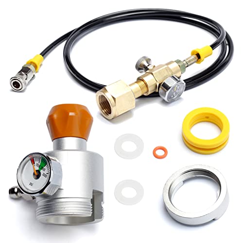 Soda Co2 Adapter & Refill Kit for 60L Cylinder & CGA320 Tank