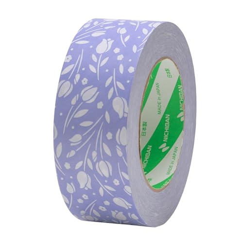 Nichiban 321WP-45AZ4 Craft Tape Packing Tape, Patterned, 1.8 inches (45 mm x 50 m), Tulip