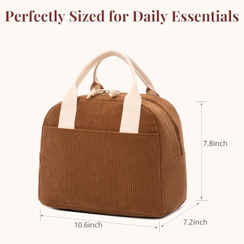 Image of LOVELYWIND Lunch Box for Women Cute Lunch Bags for Women Lunch Tote Bags Reusable Insulated Lunch Box Large Capacity Reusable Insulated Cooler for Work or Travel Gifts or Beach