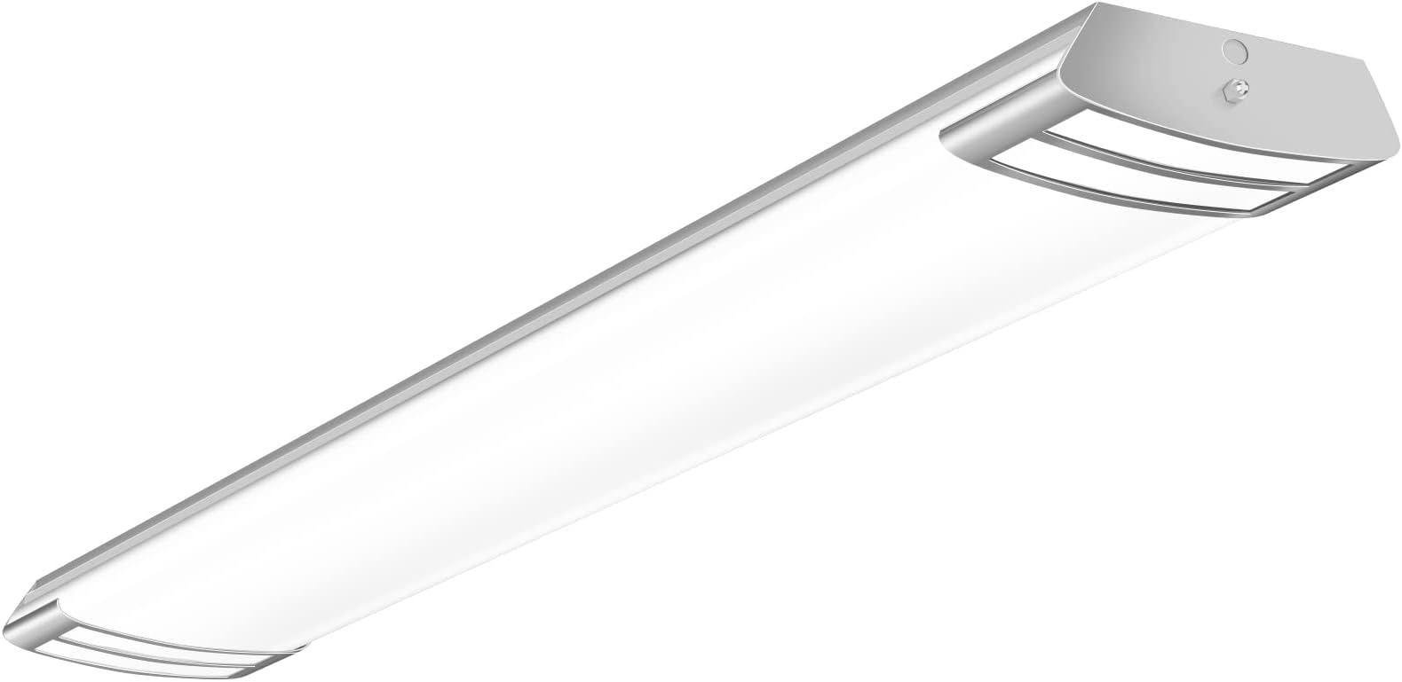 ANTLUX NTLUX 4FT LED Flush Mount Puff Lights, 40W 4500LM, 5000K Daylight White, 48 Inch Linear LED Kitchen Ceiling Lighting Fixtures for Laundry, Craft Room, Fluorescent Light Replacement