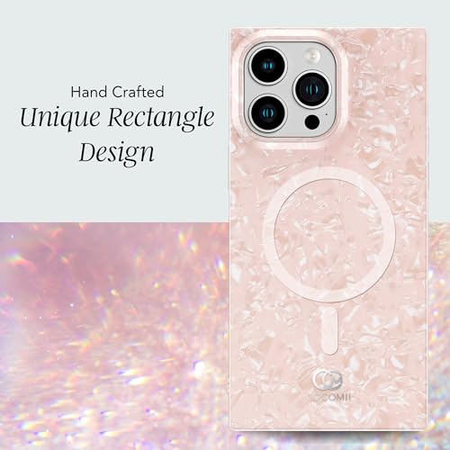 Coque carrée iPhone 13 Pro Max rose par Cocomii