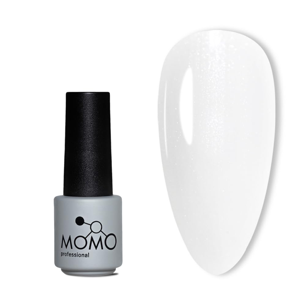 MOMO professional Kalıcı Oje S014 Simli Süt Beyazı 4 ml