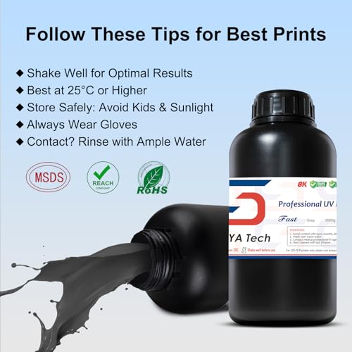 Siraya Tech ST0005 Fast Abs-Like 3D Printer Resin 405Nm Uv-Curing Non-Brittle High Precision 3D Printing Liquid Standard Photopolymer Resin thumb #4