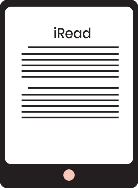Canvas iRead poster A2 décoration murale inspirante et citation motivante