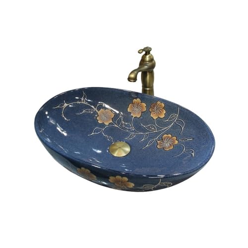 Lavabo de comptoir céramique haute qualité finition antique - 2