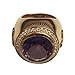 Huge Natural Amethyst Gold Bishop Ring (Ring Size 12.5)