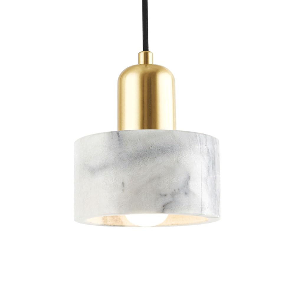Suspension en marbre créative E27 pour restaurant style nordique