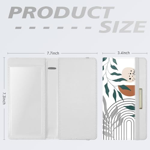 Image of Printed Checkbook Cover, RFID Blocking Checkbook, Stylish, Lightweight, Slim Durable, Multi-Functional Checkbook Holder for Personal and Business Checks (Bohemia)