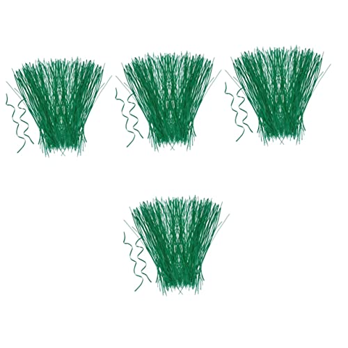 HANABASS 2000 Piezas Verde Cinturón Resistente Recubierto Trenzado Organización Tiras Plantas Ajustable Corbata Reutilizable Bolsa De Fijación para Banda Árbol Jardinería Multi- Lazos Cover