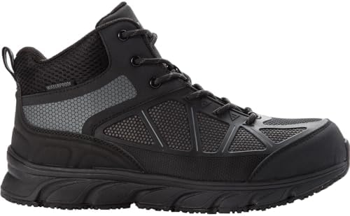Propét Mens Seeley Hi Round Toe Work Safety Shoes Casual - Black - Size 15 D | Image 3