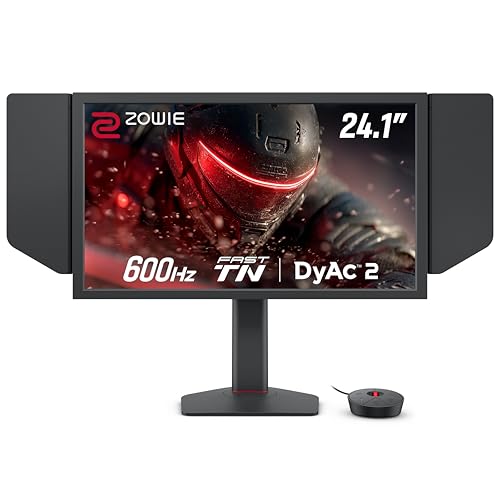 Image of BenQ Zowie XL2586X+ | 24.1 | Fast TN 600Hz Gaming Monitor for Esports (FPS) | Motion Clarity DyAc2 | XL Setting to Share | Shiel| Precise Height Adjust| Vivid Color Film| S-Switch (Black)